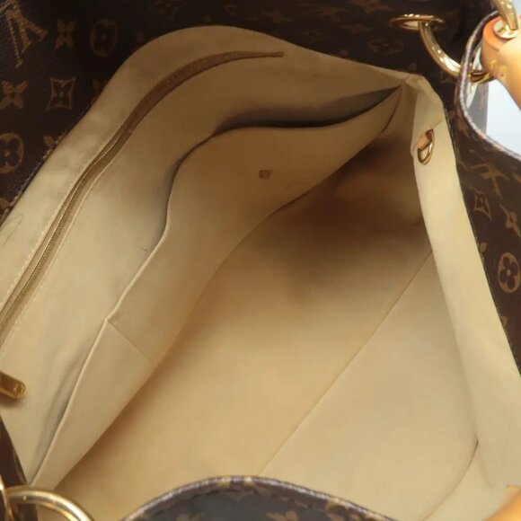 100% Authentic Louis Vuitton Artsy GM Brown Monogram Canvas Shoulder Bag - Picture 11 of 12
